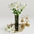 Elegant Lily White Decor Set 3D model small image 2