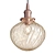 Anemone Glass Ball Pendant Light 3D model small image 1