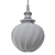 Anemone Glass Ball Pendant Light 3D model small image 2