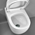 Title: Duravit Starck 3 Wall-Hung Toilet & Bidet Set 3D model small image 5