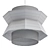 Singapour XXL Pendant Light 3D model small image 2