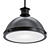 Industrial Metal Pendant Light 3D model small image 1