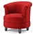 Modern Swivel Chair: Phoebe 3D model small image 2