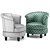 Modern Swivel Chair: Phoebe 3D model small image 6