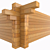 Premium Glulam Timber: Versatile & High-Quality 3D model small image 1