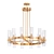 Elegant 12-Light Gallery Chandelier 3D model small image 1