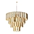 Zebrano Chandelier: Turkish Elegance 3D model small image 1