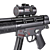 Advanced MP5 Firearm 3D model small image 2