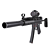 Advanced MP5 Firearm 3D model small image 3