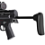 Advanced MP5 Firearm 3D model small image 4