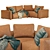 Sleek and Stylish Soren Modular Sofa 3D model small image 3