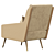 Retro Chic Vintage Armchairs 3D model small image 4