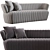 Joseph 2014 Sofa: Sleek, Stylish and Spacious 3D model small image 2