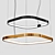 Minimalist Pendant Lighting: PANZERI ZERO SQUARE 3D model small image 2