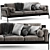 Modern Italian Design: Cassina Eloro Sofa 3D model small image 1