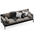 Modern Italian Design: Cassina Eloro Sofa 3D model small image 4