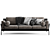 Modern Italian Design: Cassina Eloro Sofa 3D model small image 5