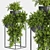 Green Oasis Indoor Plant Set 3D model small image 1