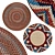 Elegant Circle Rugs | No. 199 3D model small image 1