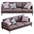 Luxury Bonaldo Leather Sofa Paraiso 3D model small image 5