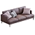 Luxury Bonaldo Leather Sofa Paraiso 3D model small image 7