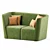 Elegant Legacy Sofa: V-Ray Render 3D model small image 1