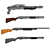 Ultimate Shotgun Pack: 4 Models 3D model small image 1