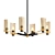 Pilsen Crystal Chandelier 3D model small image 1