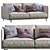 Modern Minimal Sofa K2 3D model small image 1