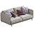 Modern Minimal Sofa K2 3D model small image 4