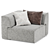 Infinity Corner Armchair: Modern Elegance 3D model small image 1