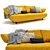 Modern 3D Sofa | 3Ds Max & OBJ Formats 3D model small image 1