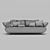 Modern 3D Sofa | 3Ds Max & OBJ Formats 3D model small image 5