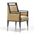 Vintage Gio Ponti 1950 Armchair 3D model small image 1