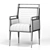 Vintage Gio Ponti 1950 Armchair 3D model small image 5