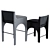 Modern Arc Bar Stool - Sleek & Stylish 3D model small image 2