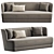 Eleganza Royale Sofa by Castello Lagravinese 3D model small image 1