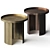Gianfranco Ferre Moss Side Tables 3D model small image 1
