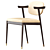 Scandinavian Style Dining Chair 3D model small image 3