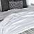 Elegant Jennily Queen Bed Set 3D model small image 6