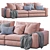 Flexform Beauty Sofa - Modern and Stylish 3D model small image 1
