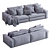 Flexform Beauty Sofa - Modern and Stylish 3D model small image 5