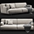 Poliform Tribeca Sofa: Sleek and Stylish Seating 3D model small image 1