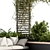 Elevate Rooftop Bliss: Pergola Patio Set 3D model small image 3