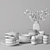 Elegant Dining Set: Tableware 01 3D model small image 2