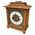 Elegant Vintage Table Clock 3D model small image 1