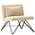 Sleek and Stylish PIPE Lounge Chair 3D model small image 4
