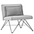 Sleek and Stylish PIPE Lounge Chair 3D model small image 6