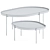 Sleek Metal Coffee Tables 3D model small image 3