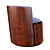 Elegant Armchair: Mere Style 3D model small image 3